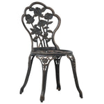 HKH 3 Pcs Conjunto Bistrô Alumínio Fundido - Marrom