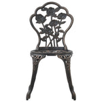 HKH 3 Pcs Conjunto Bistrô Alumínio Fundido - Marrom