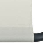 HKH Espreguiçadeira Com Toldo E Almofadas Branco Nata - Creme