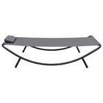 HKH Espreguiçadeira De Jardim Aço Cinzento - Cinzeto