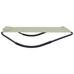HKH Espreguiçadeira De Jardim 200x90 Cm Aço - Creme