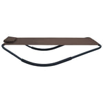 HKH Espreguiçadeira De Jardim 200x90 Cm Aço Castanho - Marrom