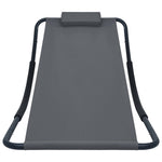 HKH Espreguiçadeira De Jardim 200x90 Cm Aço Cinzento - Cinzeto