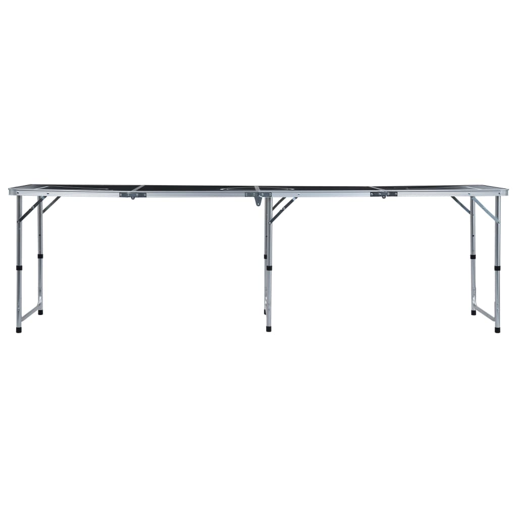 HKH Mesa para Beer Pong Dobrável 240 cm - Preto