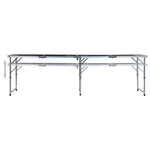 HKH Mesa para Beer Pong Dobrável 240 cm - Preto
