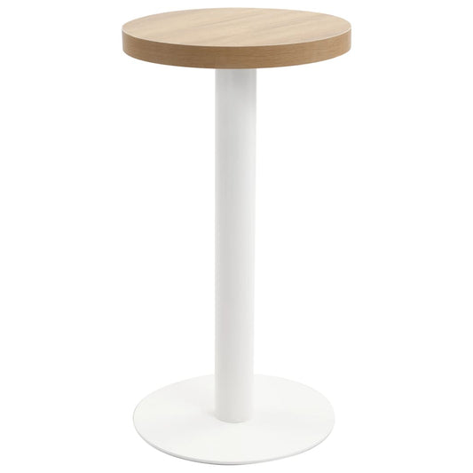 HKH Mesa de Bar 40 Cm em MDF - Castanho Claro