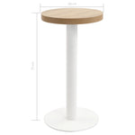 HKH Mesa de Bar 40 Cm em MDF - Castanho Claro