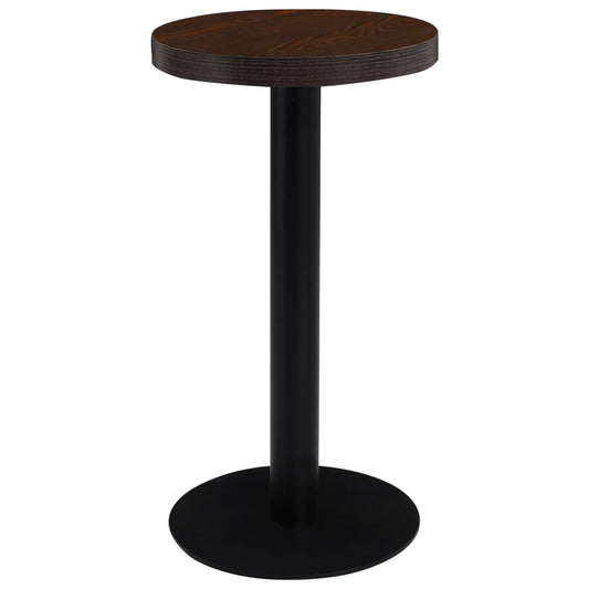 HKH Mesa de Bar em MDF - Castanho Escuro