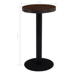 HKH Mesa de Bar em MDF - Castanho Escuro