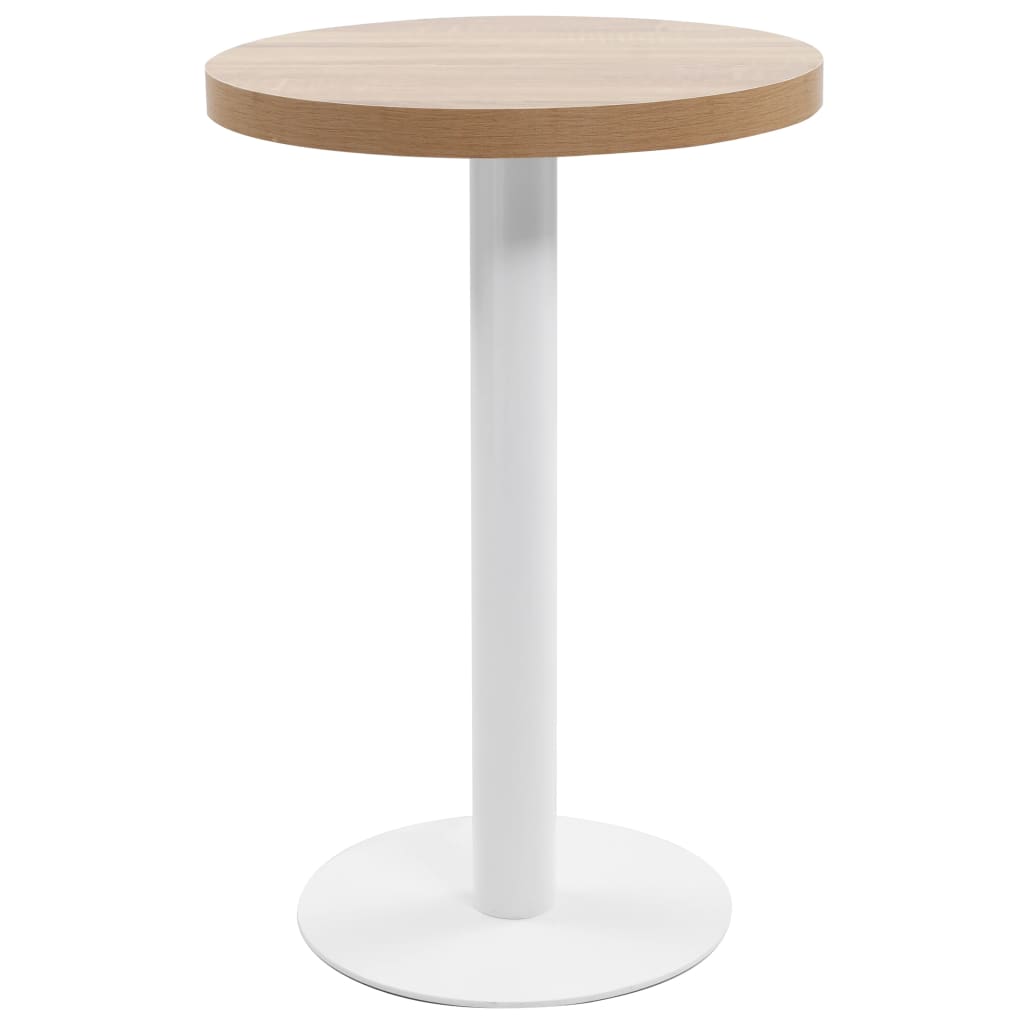 Mesa de Bar HKH de MDF - Marrón Claro