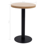 HKH Mesa de Bar em MDF - Castanho Claro