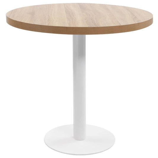 HKH Mesa de Bar 80 Cm em MDF - Castanho Claro
