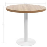HKH Mesa de Bar 80 Cm em MDF - Castanho Claro
