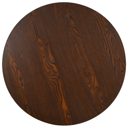 Mesa de bar HKH de 80 cm en MDF - Marrón oscuro