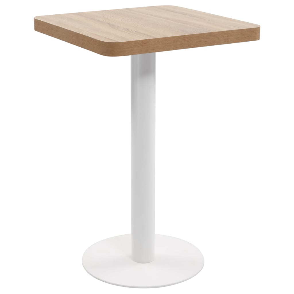 Mesa de Bar HKH de MDF - Marrón Claro
