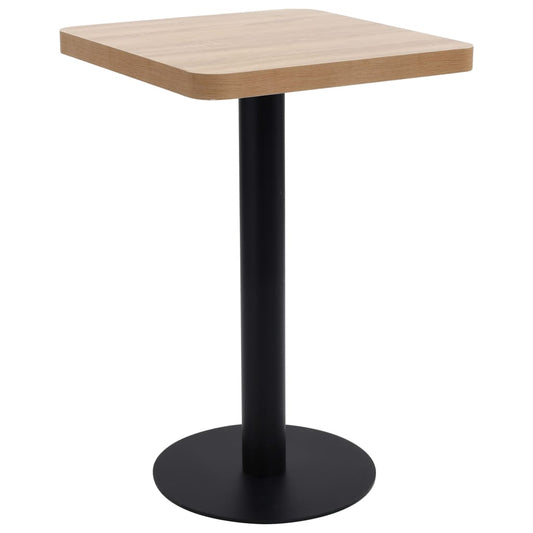 Mesa de Bar HKH de MDF - Marrón Claro