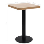 HKH Mesa de Bar em MDF - Castanho Claro