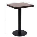 HKH Mesa de Bar em MDF - Castanho Escuro