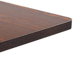 HKH Mesa de Bar em MDF - Castanho Escuro