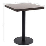 HKH Mesa de Bar em MDF - Castanho Escuro