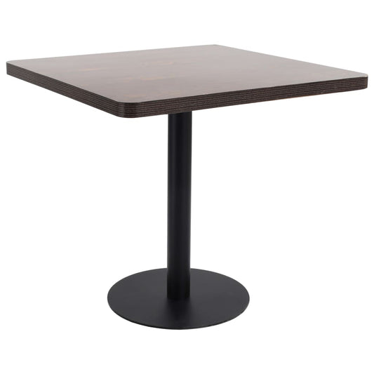 Mesa de bar HKH de MDF - Marrón Oscuro