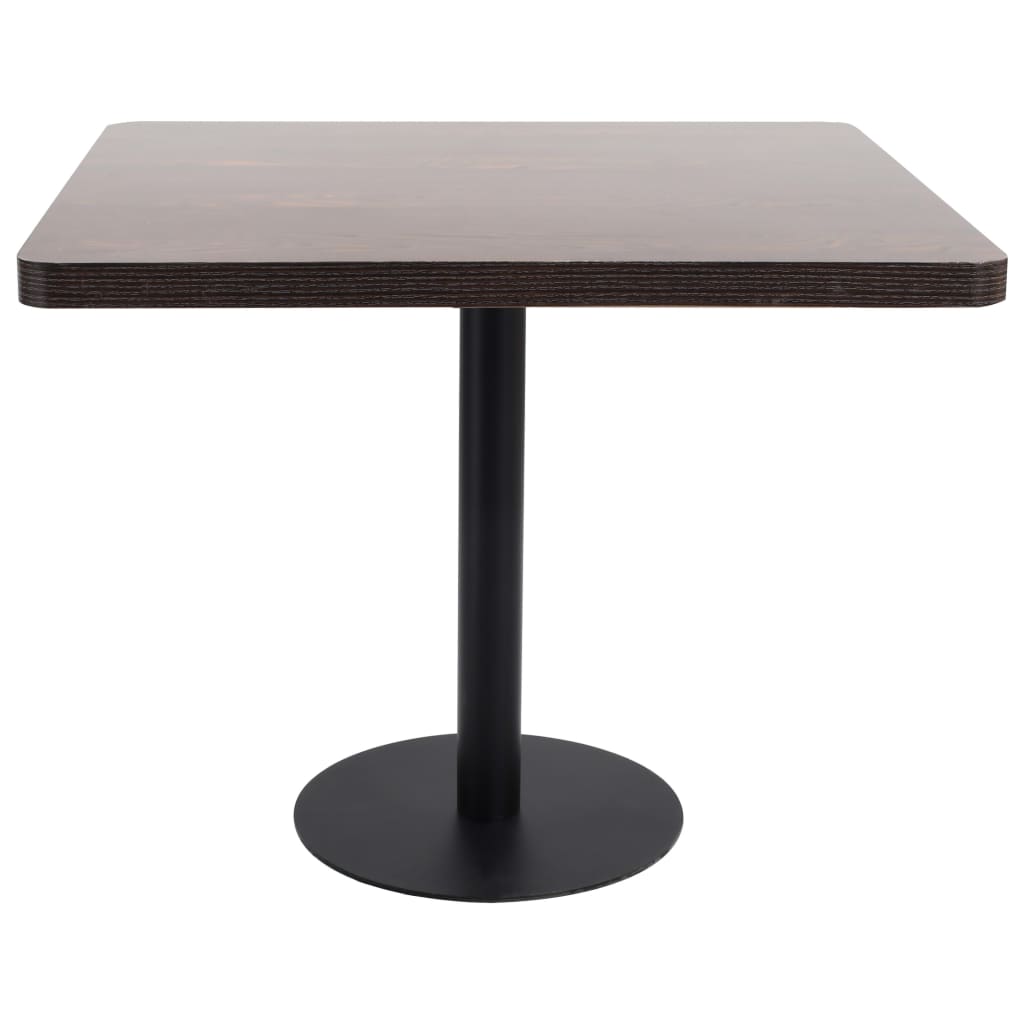 Mesa de bar HKH de MDF - Marrón Oscuro