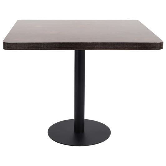 Mesa de bar HKH de MDF - Marrón Oscuro