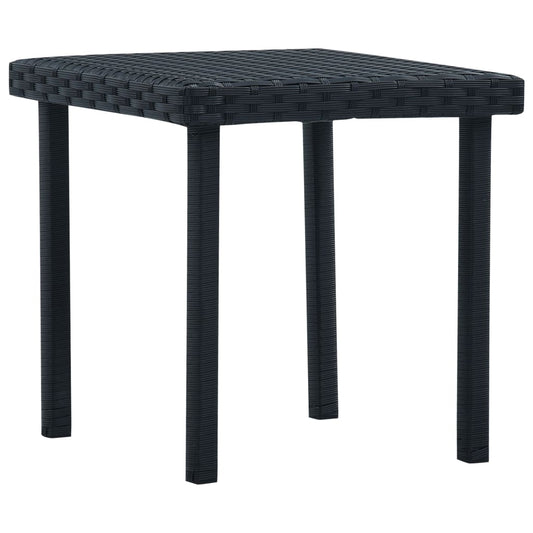 HKH Mesa de Centro para Jardim 40x40x40 Cm Vime Pe - Preto