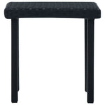 HKH Mesa de Centro para Jardim 40x40x40 Cm Vime Pe - Preto