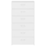 HKH Aparador em Aglomerado 50 X 34 X 96 Cm - Branco