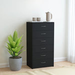 HKH Aparador em Aglomerado 50 X 34 X 96 Cm - Preto