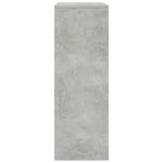 HKH Aparador em Aglomerado 50 X 34 X 96 Cm - Cinzento-Cimento