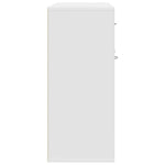 HKH Aparador em Aglomerado com 3 Portas e 1 Gaveta 88 X 30 X 70 Cm - Branco