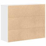 HKH Aparador em Aglomerado com 3 Portas e 1 Gaveta 88 X 30 X 70 Cm - Branco