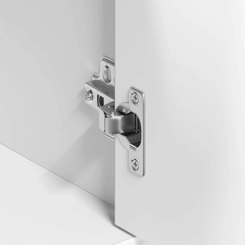 HKH Aparador em Aglomerado com 3 Portas e 1 Gaveta 88 X 30 X 70 Cm - Branco