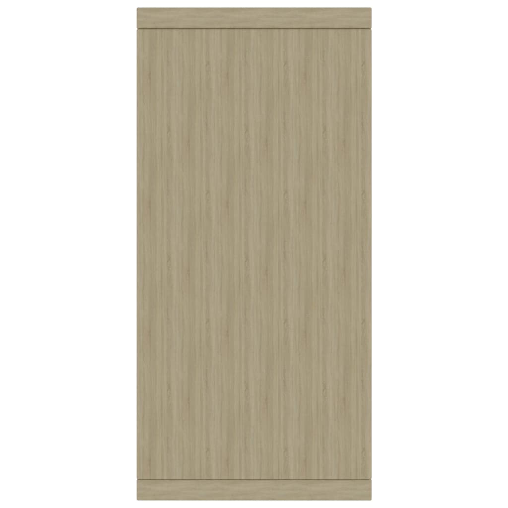 HKH Aparador em Aglomerado com 2 Portas e 4 Gavetas 88 X 30 X 65 Cm - Carvalho Sonoma
