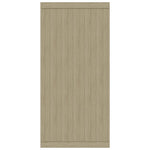 HKH Aparador em Aglomerado com 2 Portas e 4 Gavetas 88 X 30 X 65 Cm - Carvalho Sonoma
