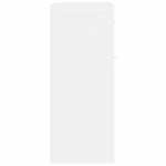 Aparador HKH de aglomerado de 2 puertas y 1 cajón 60 X 30 X 75 Cm - Blanco