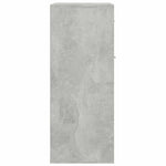 HKH Aparador en aglomerado con 2 puertas y 1 cajón 60 X 30 X 75 Cm - Gris Cemento