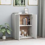 HKH Aparador em Aglomerado com 2 Portas 60 X 30 X 75 Cm - Branco