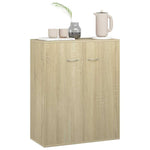 Aparador HKH de aglomerado con 2 puertas 60 x 30 x 75 cm - Roble Sonoma