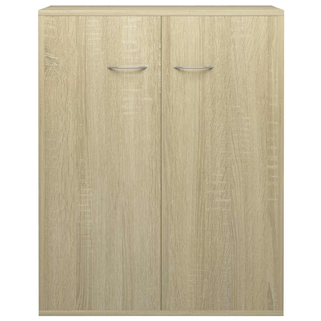 Aparador HKH de aglomerado con 2 puertas 60 x 30 x 75 cm - Roble Sonoma