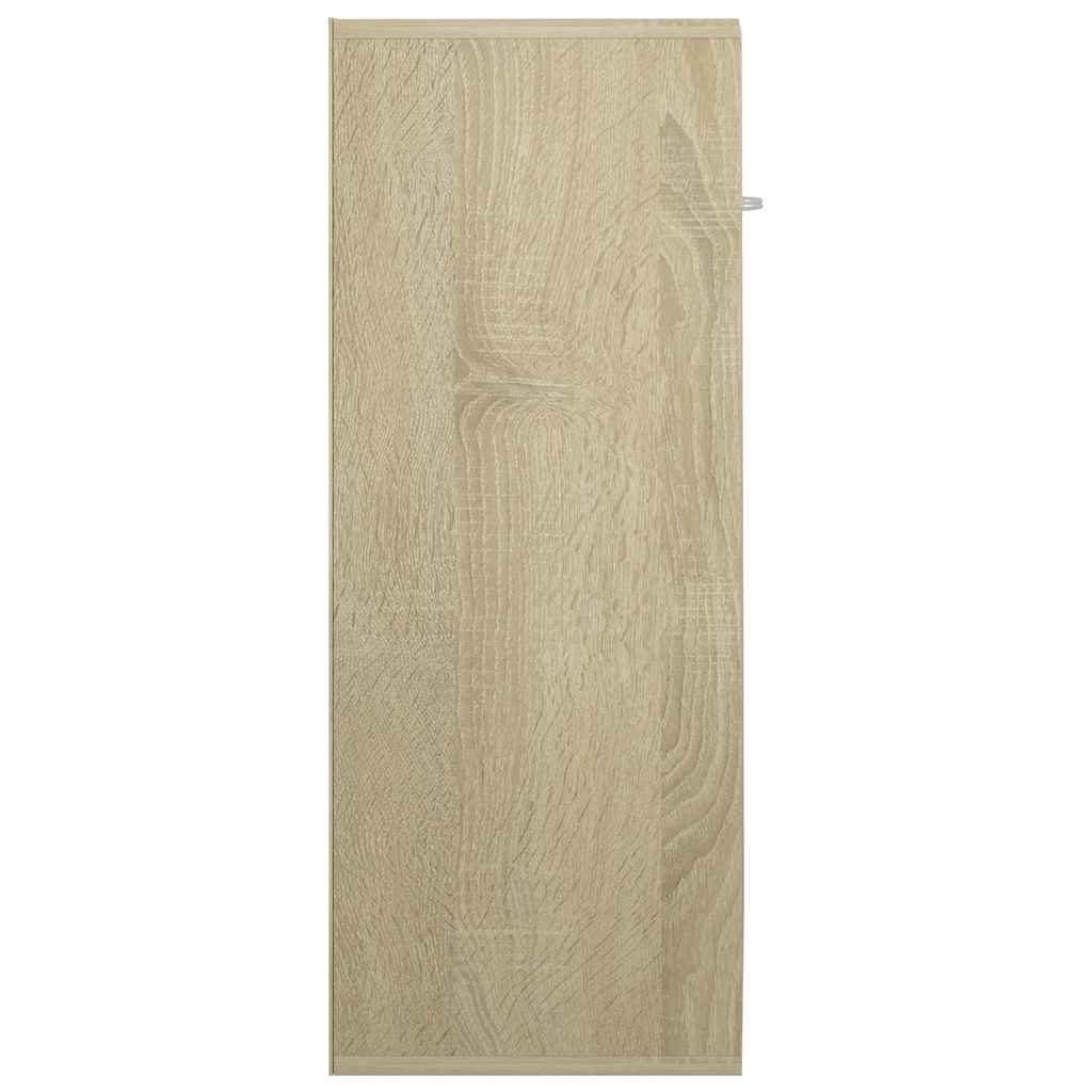 Aparador HKH de aglomerado con 2 puertas 60 x 30 x 75 cm - Roble Sonoma