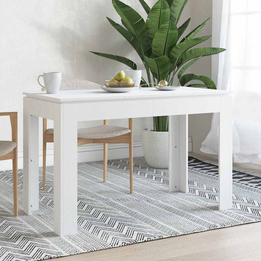 Mesa de comedor HKH de madera contrachapada - Blanco