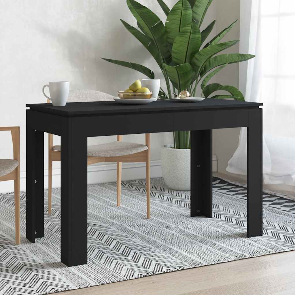 Mesa de comedor HKH de contrachapado - Negro