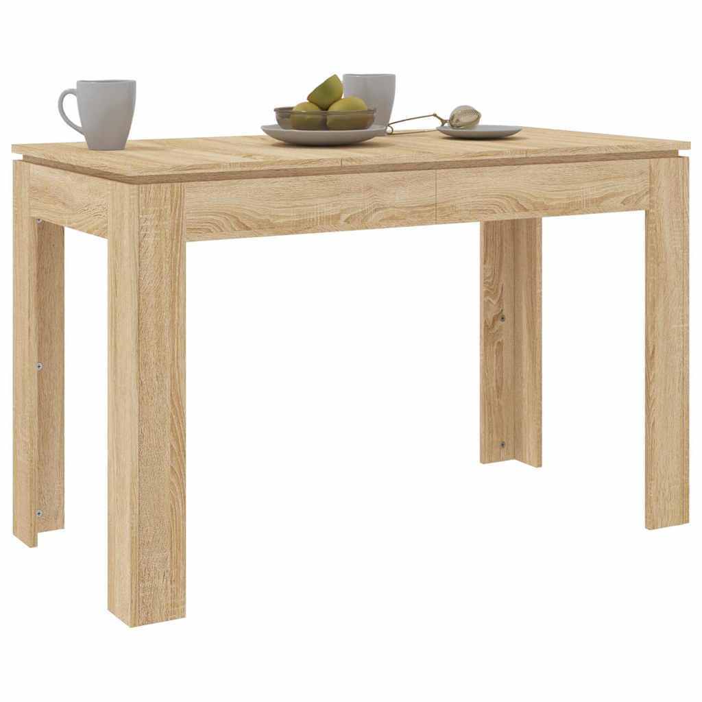 Mesa de comedor de contrachapado Sonoma de roble HKH