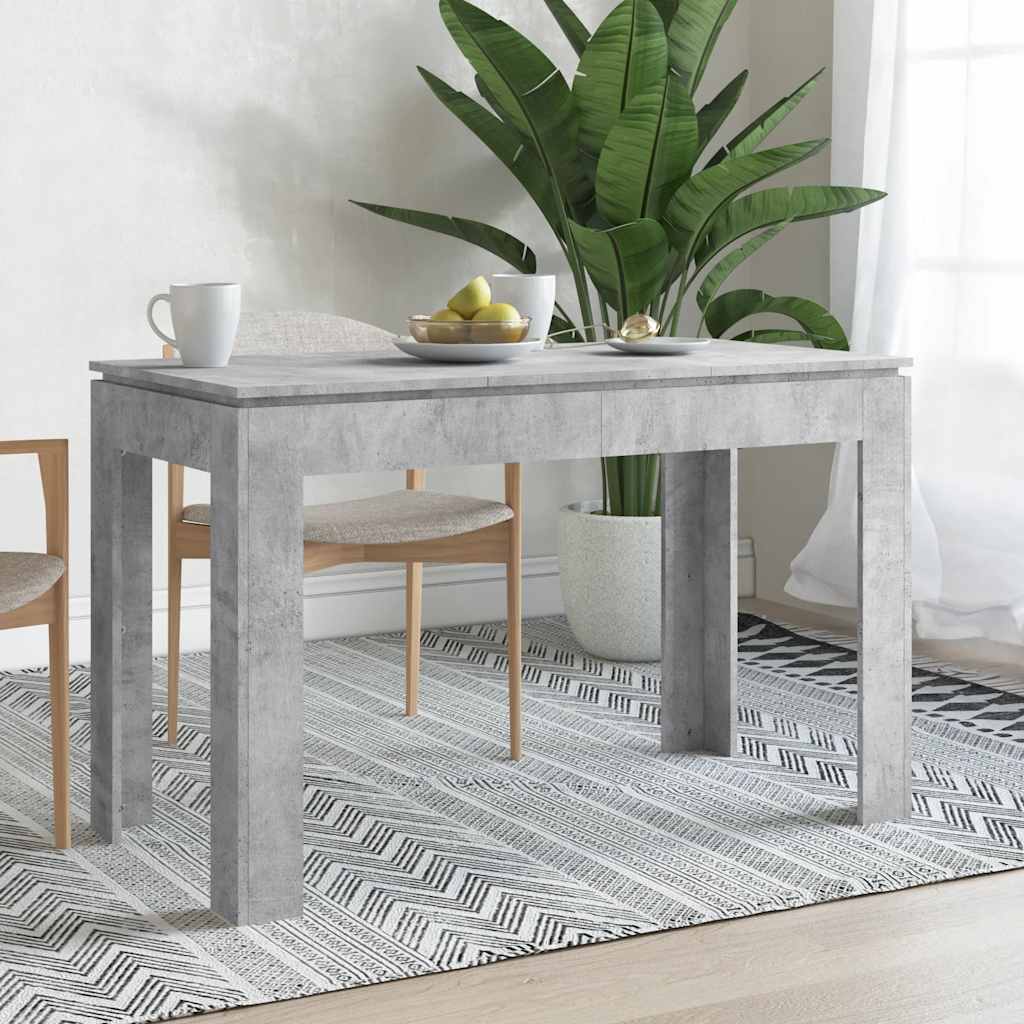 Mesa de comedor HKH de contrachapado - Gris cemento