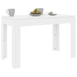 HKH Mesa de Jantar em Contraplacado Brilhante - Branco