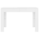 HKH Mesa de Jantar em Contraplacado Brilhante - Branco