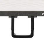 HKH Mesa de Jardim Dobrável 180x72x72 Cm Pead - Branco